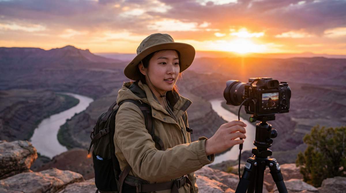 网红黑料旅行视频：户外探险Vlog